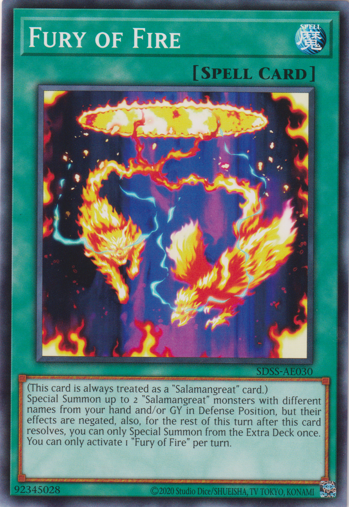 [遊戲王亞英版] 火之狂怒 / フューリー・オブ・ファイア / Fury of Fire-Trading Card Game-TCG-Oztet Amigo