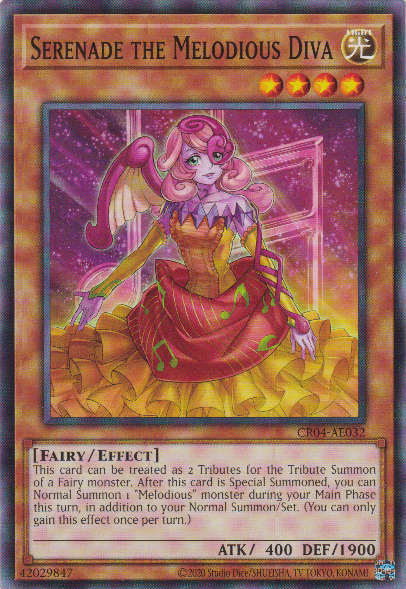 [遊戲王亞英版] 幻奏的音女 塞瑞娜 / 幻奏の音女セレナ / Serenade the Melodious Diva-Trading Card Game-TCG-Oztet Amigo