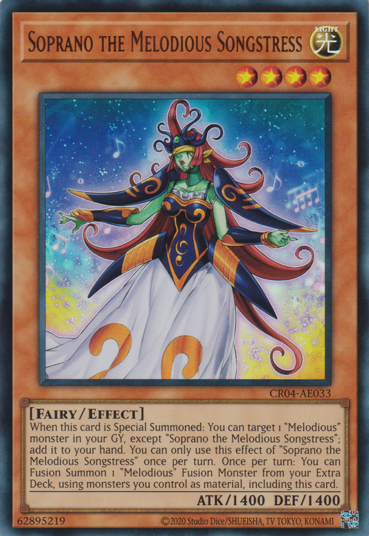 [遊戲王亞英版] 幻奏的歌姬 索普拉諾 / 幻奏の歌姫ソプラノ / Soprano the Melodious Songstress-Trading Card Game-TCG-Oztet Amigo