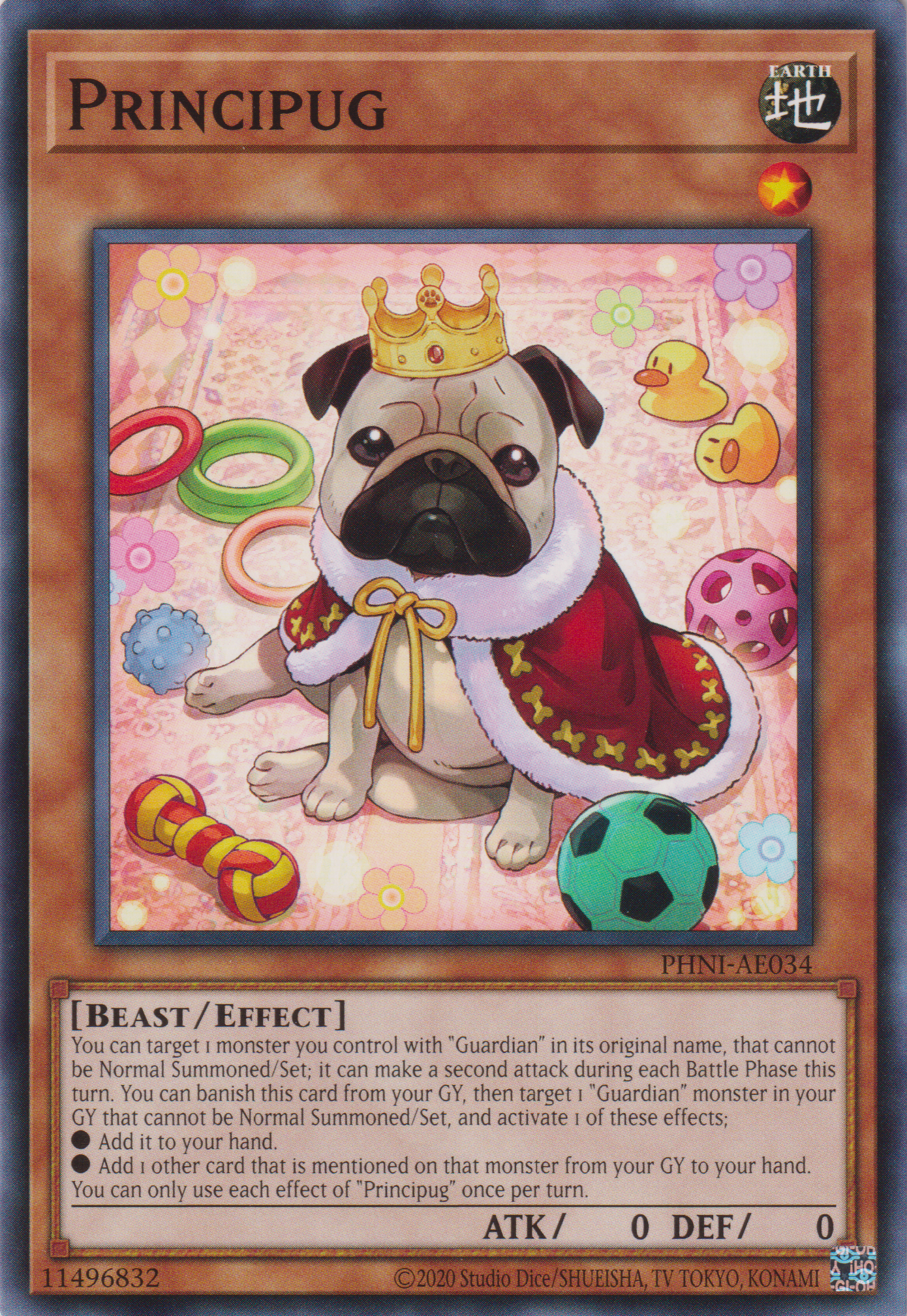[遊戲王亞英版] 首長巴哥犬 / プリンシパグ / Principug – OA Card(Oztet Amigo)