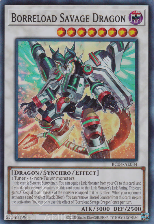 [遊戲王亞英版] 槍管裝填S龍 / ヴァレルロード・S・ドラゴン / Borreload Savage Dragon-Trading Card Game-TCG-Oztet Amigo