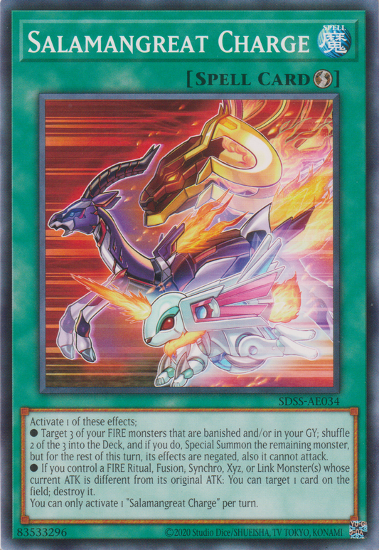 [遊戲王亞英版] 転生炎獣的炎軍 / 転生炎獣の炎軍  / Salamangreat Charge-Trading Card Game-TCG-Oztet Amigo