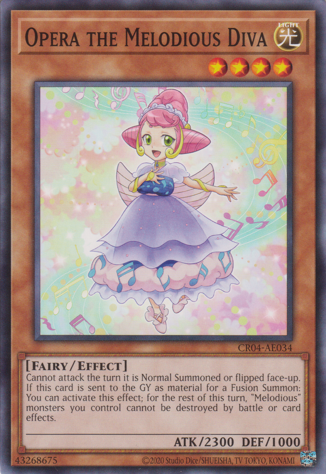 [遊戲王亞英版] 幻奏的音女 歐佩拉 / 幻奏の音女オペラ / Opera the Melodious Diva-Trading Card Game-TCG-Oztet Amigo