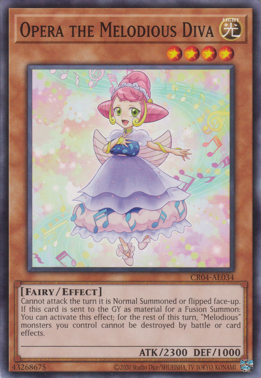 [遊戲王亞英版] 幻奏的音女 歐佩拉 / 幻奏の音女オペラ / Opera the Melodious Diva-Trading Card Game-TCG-Oztet Amigo
