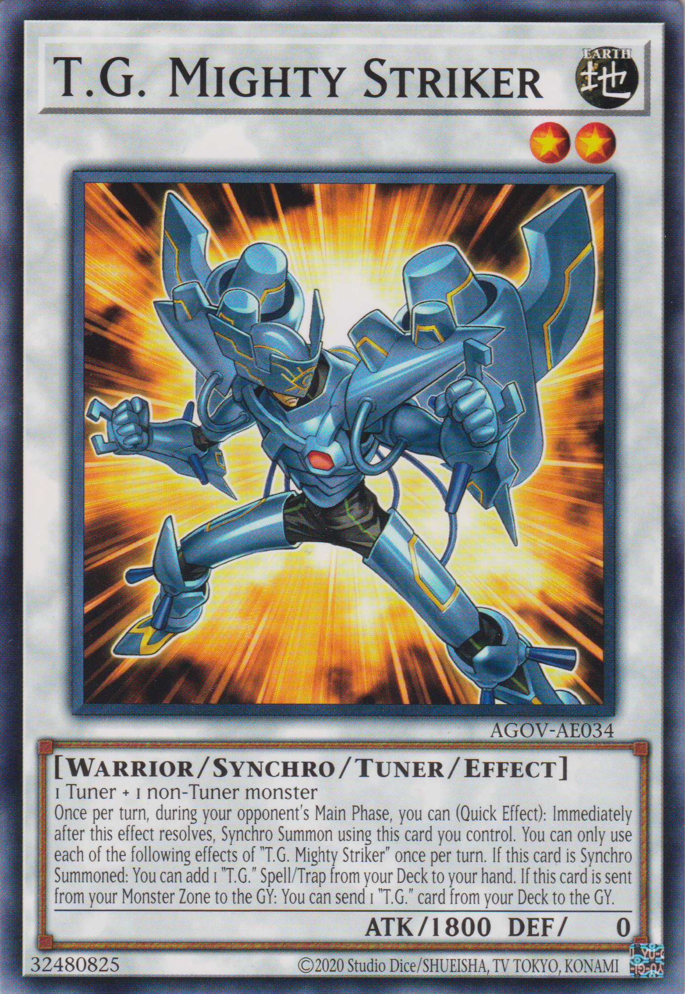 [遊戲王亞英版] TG 強力突擊兵 / TG マイティ・ストライカー / T.G. Mighty Striker-Trading Card Game-TCG-Oztet Amigo