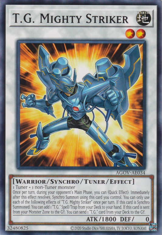 [遊戲王亞英版] TG 強力突擊兵 / TG マイティ・ストライカー / T.G. Mighty Striker-Trading Card Game-TCG-Oztet Amigo