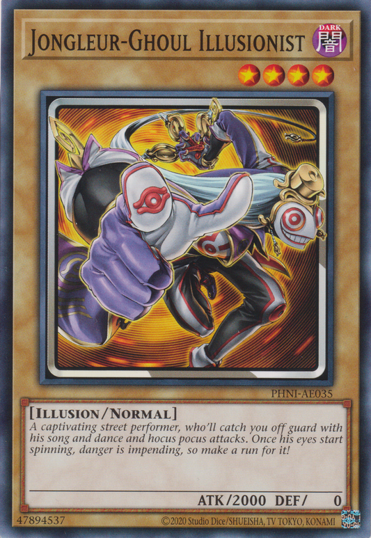 [遊戲王亞英版] 雜耍鬼幻術師 / ジョングルグールの幻術師 / Jongleur-Ghoul Illusionist-Trading Card Game-TCG-Oztet Amigo