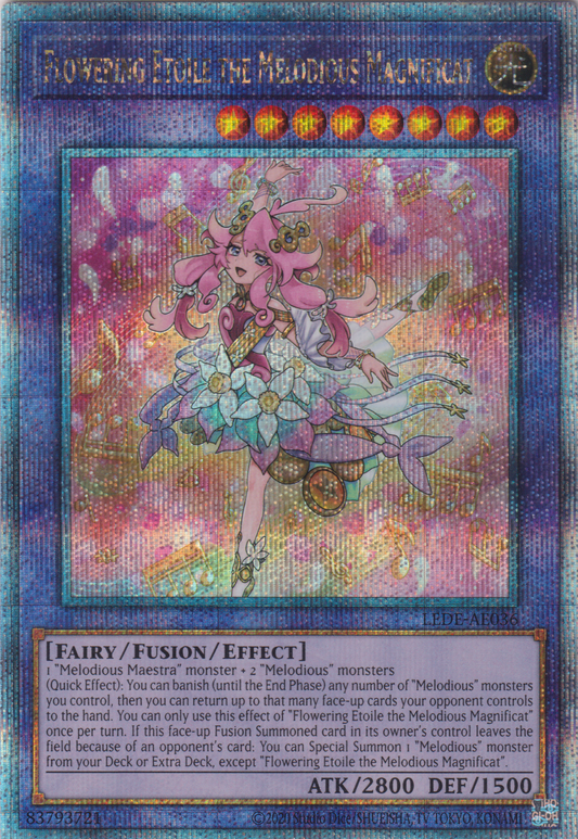 [遊戲王亞英版] 幻奏的華歌神 盛開之星 / 幻奏の華歌神フラワリング・エトワール / Flowering Etoile the Melodious Grand Choir-Trading Card Game-TCG-Oztet Amigo