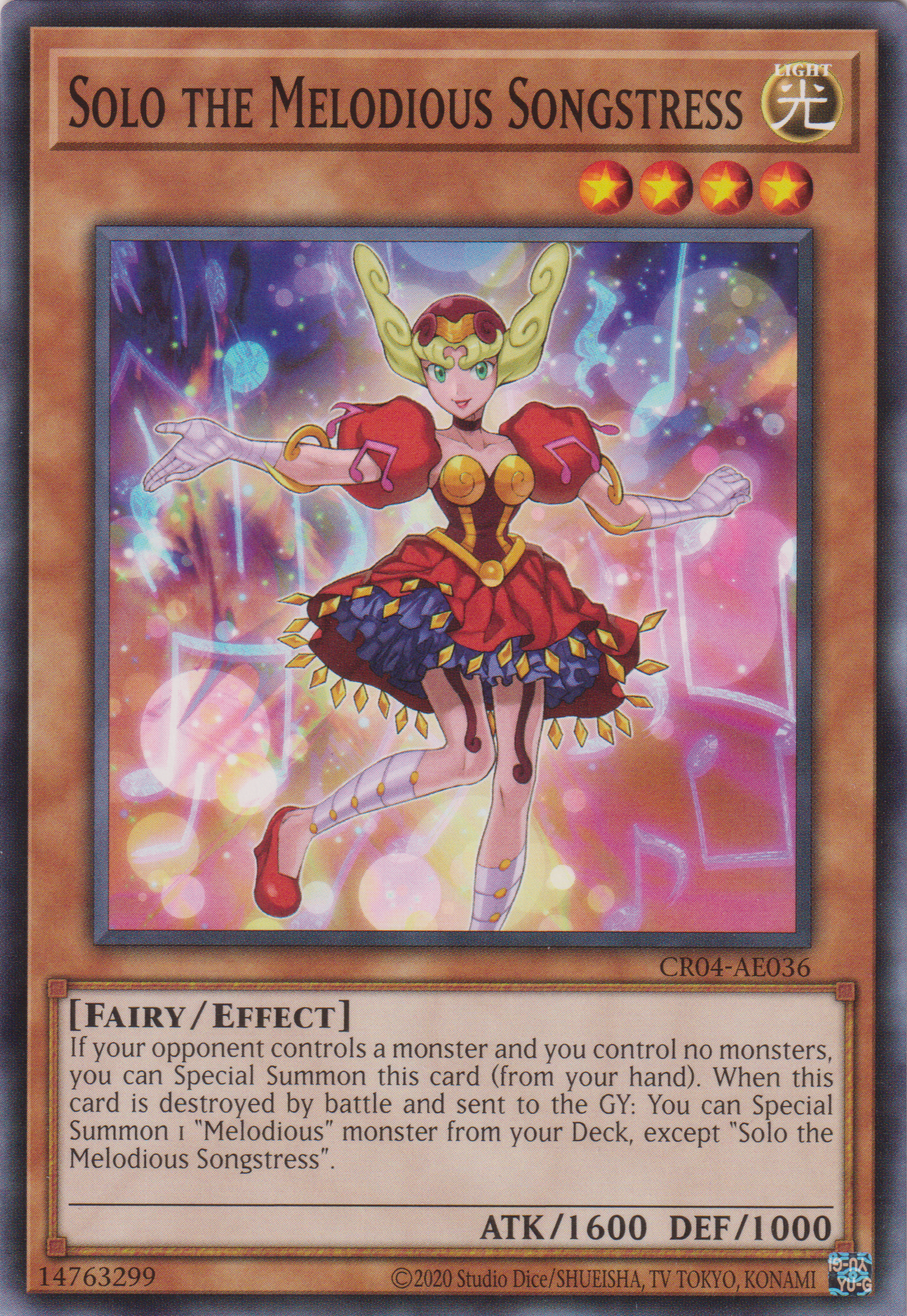 [遊戲王亞英版] 幻奏的歌姬 索蘿 / 幻奏の歌姫ソロ / Solo the Melodious Songstress-Trading Card Game-TCG-Oztet Amigo
