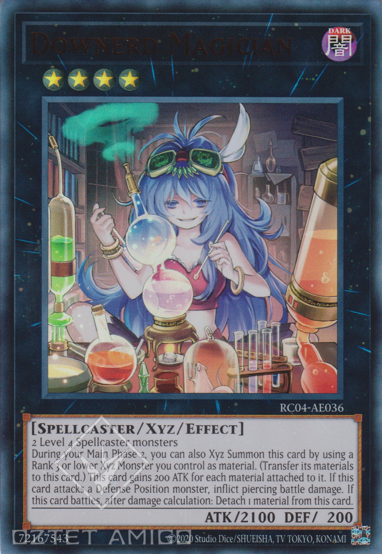 [遊戲王亞英版] 掃興書呆魔術師 / ダウナード・マジシャン / Downerd Magician-Trading Card Game-TCG-Oztet Amigo