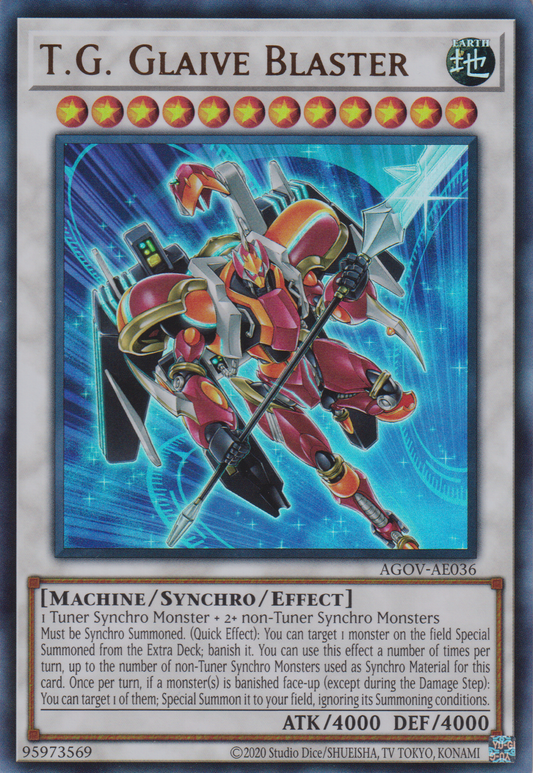[遊戲王亞英版] TG 長柄爆破者 / TG グレイヴ・ブラスター / T.G. Glaive Blaster-Trading Card Game-TCG-Oztet Amigo