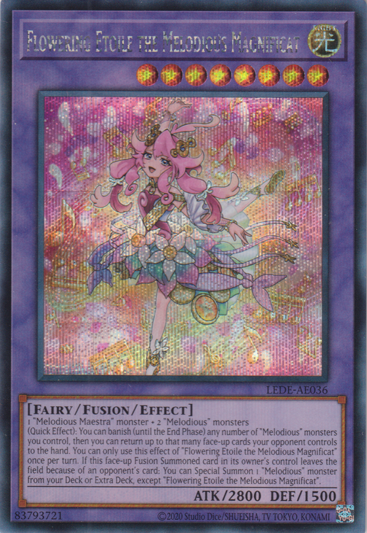 [遊戲王亞英版] 幻奏的華歌神 盛開之星 / 幻奏の華歌神フラワリング・エトワール / Flowering Etoile the Melodious Grand Choir-Trading Card Game-TCG-Oztet Amigo
