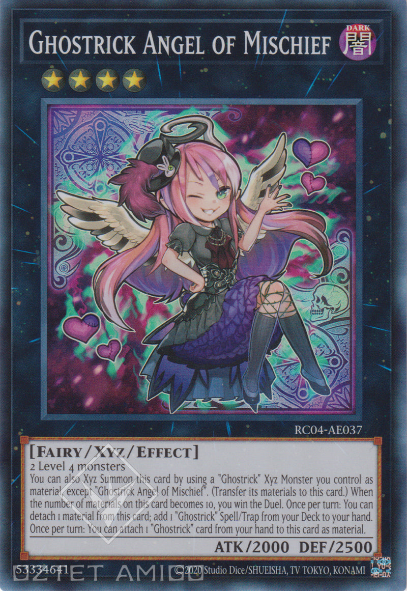 [遊戲王亞英版] 鬼計駝天使 / ゴーストリックの駄天使/ Ghostrick Angel of Mischief-Trading Card Game-TCG-Oztet Amigo