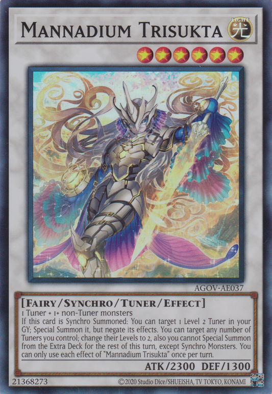 [遊戲王亞英版] 伍世壞 三部集 / マナドゥム・トリロスークタ / Mannadium Trilosukda-Trading Card Game-TCG-Oztet Amigo