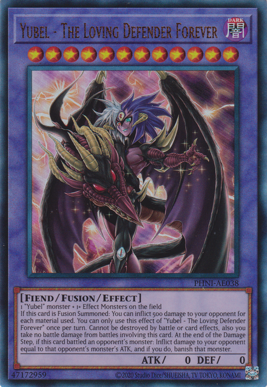 [遊戲王亞英版] 尤貝爾 永遠之愛守護者 / ユベル-Das Ewig Liebe Wächter / Yubel - The Loving Defender Forever-Trading Card Game-TCG-Oztet Amigo