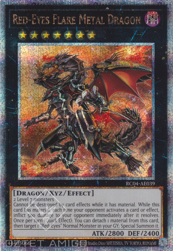 [遊戲王亞英版] 真紅眼鋼炎龍 / 真紅眼の鋼炎竜 / Red-Eyes Flare Metal Dragon-Trading Card Game-TCG-Oztet Amigo