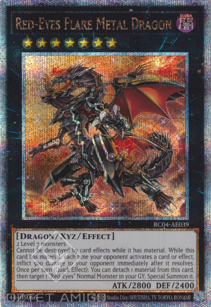 [遊戲王亞英版] 真紅眼鋼炎龍 / 真紅眼の鋼炎竜 / Red-Eyes Flare Metal Dragon-Trading Card Game-TCG-Oztet Amigo