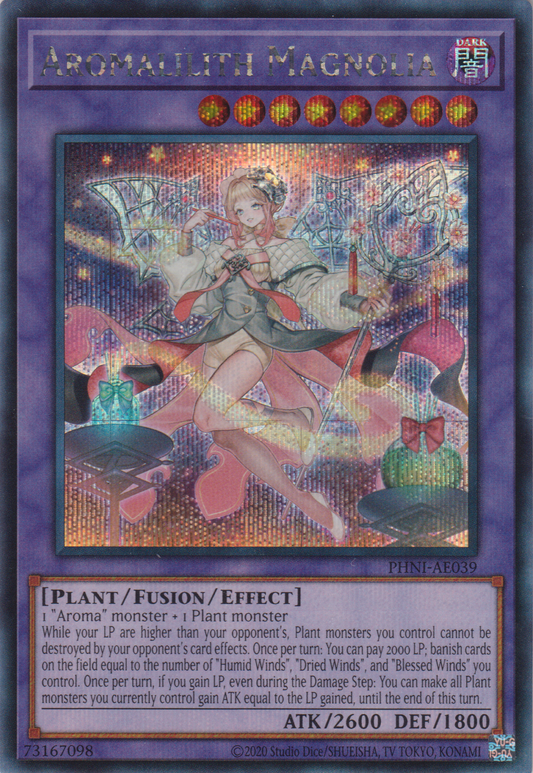 [遊戲王亞英版] 芳香魔女 木蘭 / アロマリリス－マグノリア / Aromalilith Magnolia-Trading Card Game-TCG-Oztet Amigo