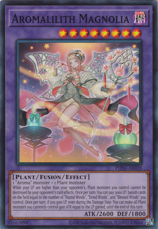 [遊戲王亞英版] 芳香魔女 木蘭 / アロマリリス－マグノリア / Aromalilith Magnolia-Trading Card Game-TCG-Oztet Amigo