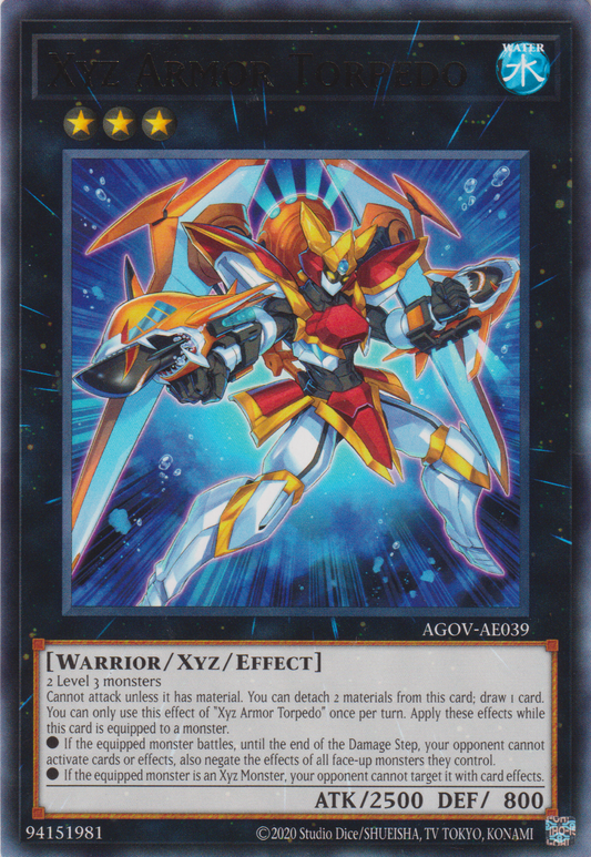 [遊戲王亞英版] 超量武裝魚雷 / エクシーズ・アーマー・トルピード / Xyz Armor Torpedo-Trading Card Game-TCG-Oztet Amigo