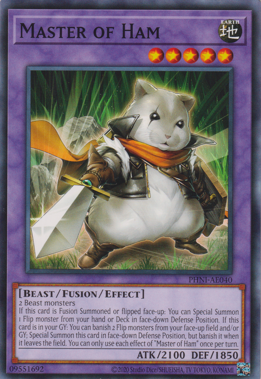 [遊戲王亞英版] 哈姆大師 / マスター・オブ・HAM / Master of Ham-Trading Card Game-TCG-Oztet Amigo