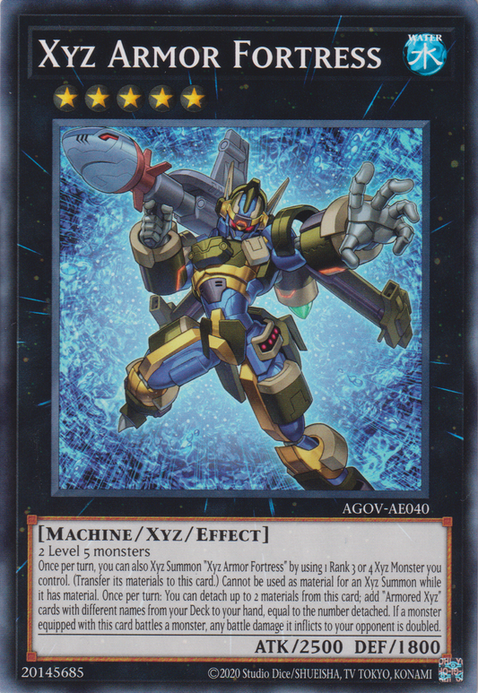 [遊戲王亞英版] 超量武裝要塞 / エクシーズ・アーマー・フォートレス / Xyz Armor Fortress-Trading Card Game-TCG-Oztet Amigo