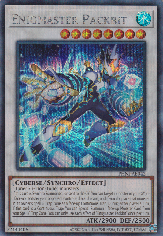 [遊戲王亞英版] 謎之大師 緊縮位壓縮 / エニグマスター・パックビット / Enigmaster Packbit-Trading Card Game-TCG-Oztet Amigo