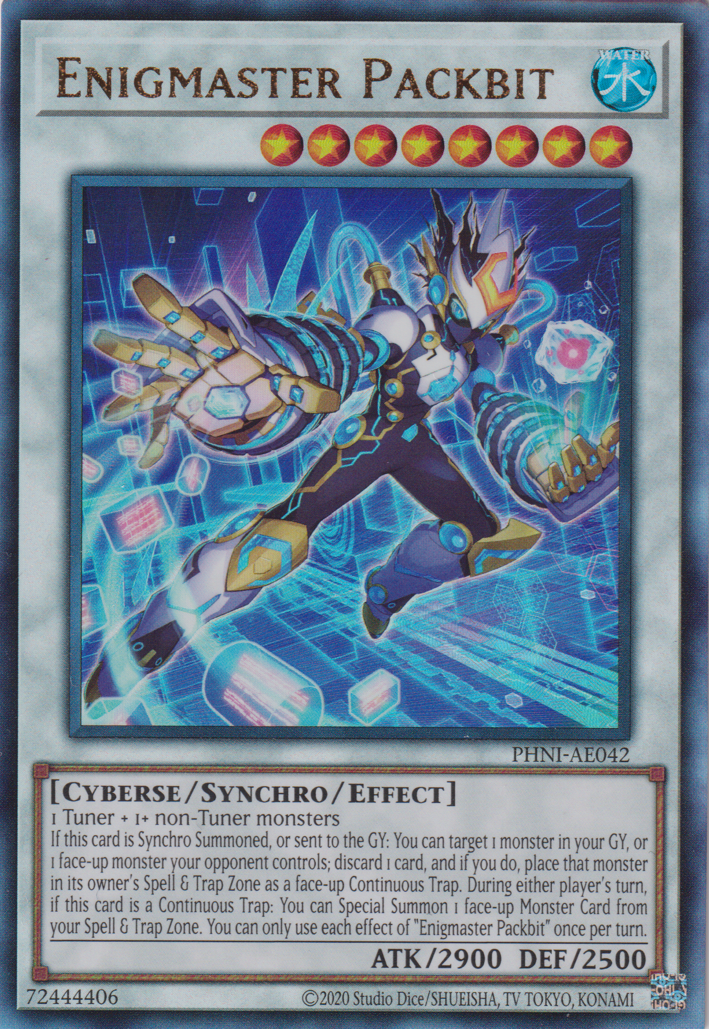 [遊戲王亞英版] 謎之大師 緊縮位壓縮 / エニグマスター・パックビット / Enigmaster Packbit-Trading Card Game-TCG-Oztet Amigo