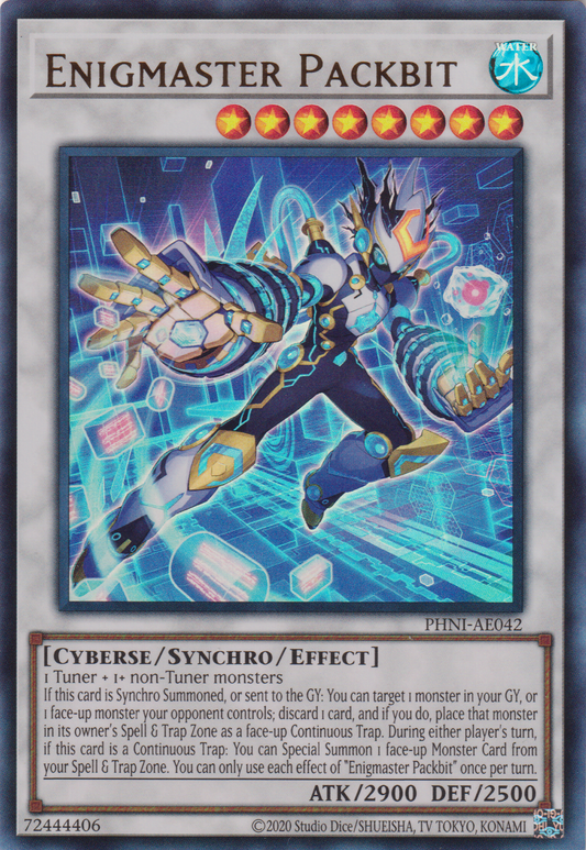 [遊戲王亞英版] 謎之大師 緊縮位壓縮 / エニグマスター・パックビット / Enigmaster Packbit-Trading Card Game-TCG-Oztet Amigo