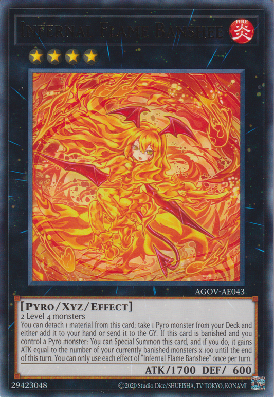 [遊戲王亞英版] 獄火女妖 / ヘルフレイムバンシー / Infernal Flame Banshee-Trading Card Game-TCG-Oztet Amigo