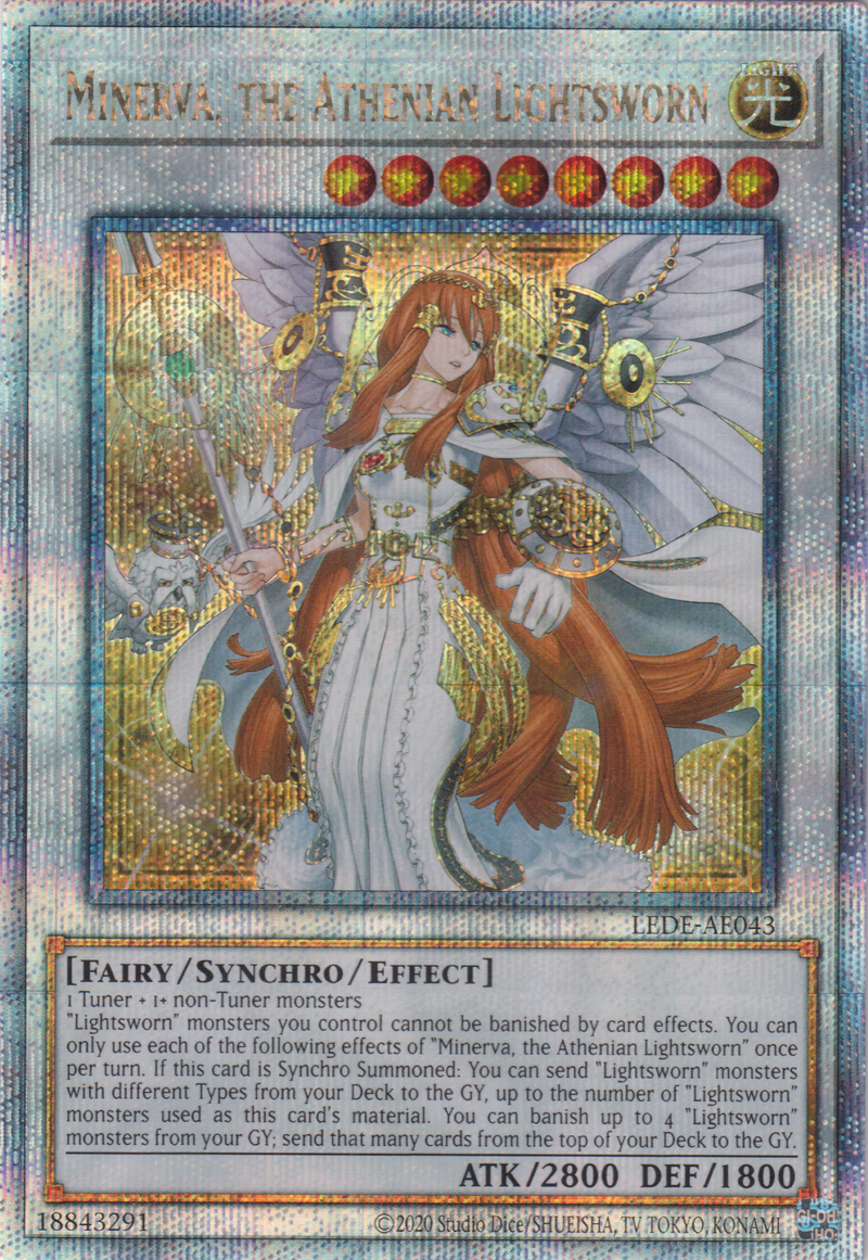 [遊戲王亞英版] 光道女神 密涅瓦 / ライトロード・アテナ ミネルバ / Minerva, Lightsworn Athen-Trading Card Game-TCG-Oztet Amigo