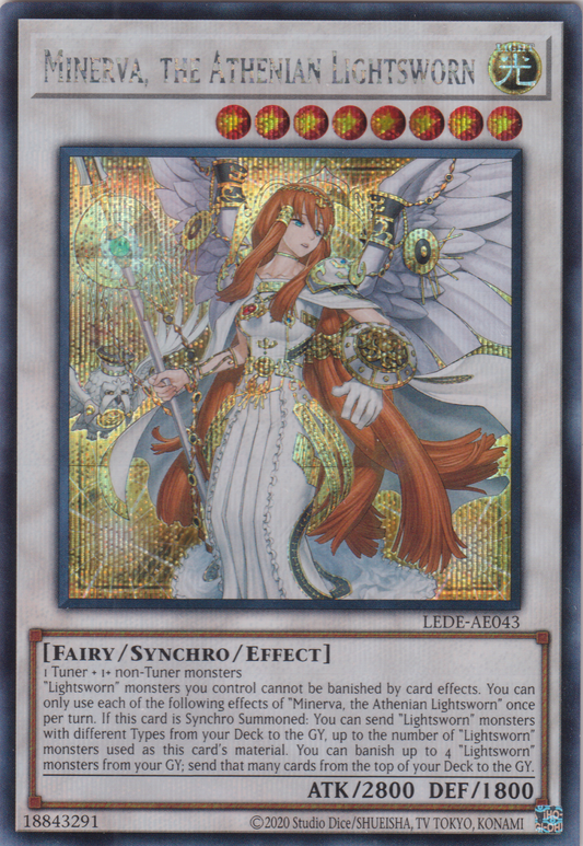 [遊戲王亞英版] 光道女神 密涅瓦 / ライトロード・アテナ ミネルバ / Minerva, Lightsworn Athen-Trading Card Game-TCG-Oztet Amigo