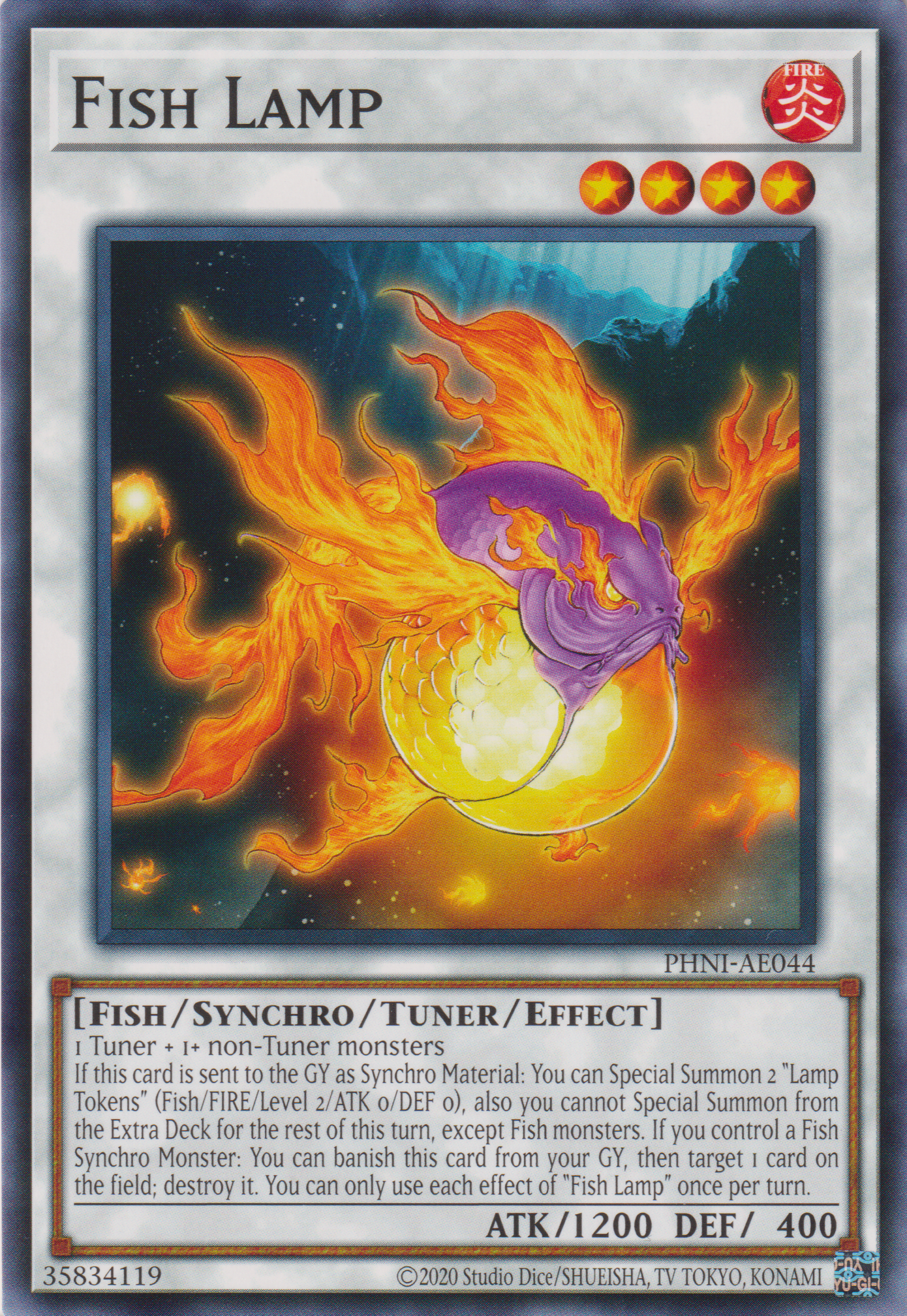 [遊戲王亞英版] 燈魚 / 灯魚 / Fish Lamp-Trading Card Game-TCG-Oztet Amigo
