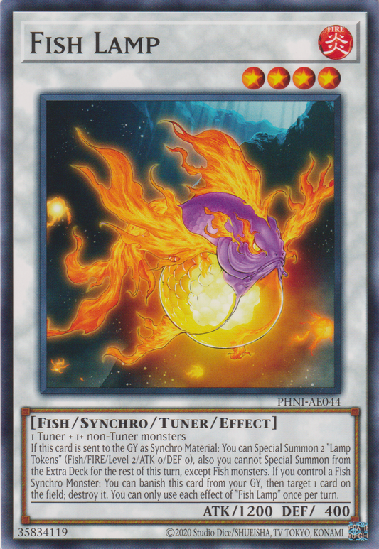 [遊戲王亞英版] 燈魚 / 灯魚 / Fish Lamp-Trading Card Game-TCG-Oztet Amigo