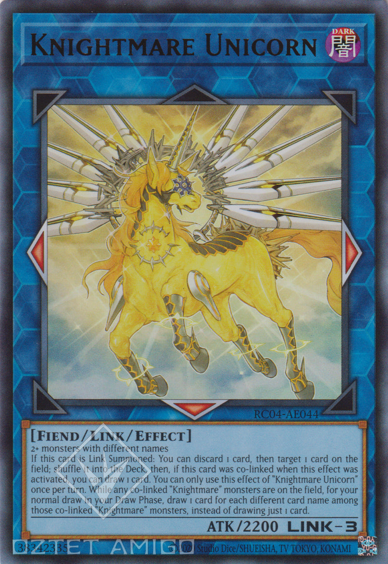 [遊戲王亞英版] 夢幻魘獨角獸 / トロイメア・ユニコーン / Knightmare Unicorn-Trading Card Game-TCG-Oztet Amigo