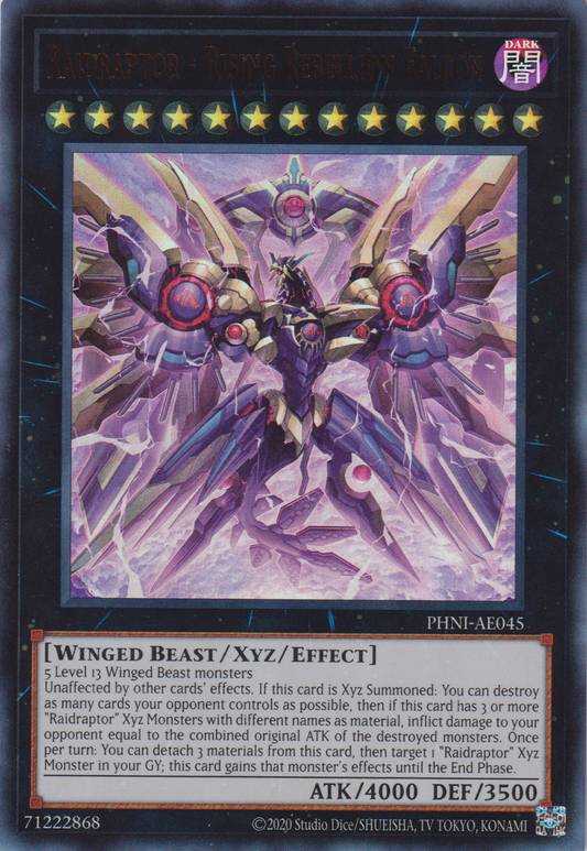 [遊戲王亞英版] RR 起翼叛逆獵鷹 / RR-ライジング・リベリオン・ファルコン / Raidraptor - Rising Rebellion Falcon-Trading Card Game-TCG-Oztet Amigo