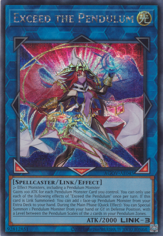 [遊戲王亞英版] 奇蹟的魔導劍士 / 奇跡の魔導剣士 / Exceed the Pendulum-Trading Card Game-TCG-Oztet Amigo