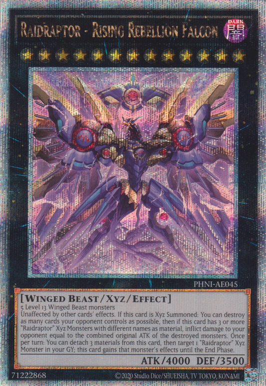 [遊戲王亞英版] RR 起翼叛逆獵鷹 / RR-ライジング・リベリオン・ファルコン / Raidraptor - Rising Rebellion Falcon-Trading Card Game-TCG-Oztet Amigo