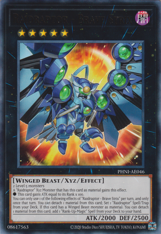 [遊戲王亞英版] RR 勇猛林鴞 / RR－ブレイブ・ストリクス / Raidraptor - Brave Strix-Trading Card Game-TCG-Oztet Amigo