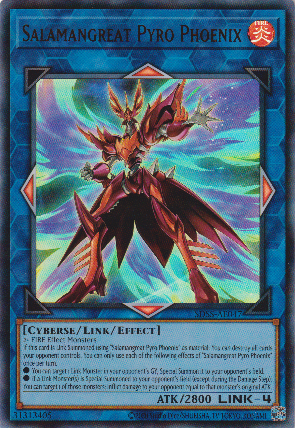 [遊戲王亞英版] 轉生炎獸 火鳳凰 / 転生炎獣パイロ・フェニックス  / Salamangreat Pyro Phoenix-Trading Card Game-TCG-Oztet Amigo