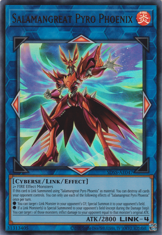 [遊戲王亞英版] 轉生炎獸 火鳳凰 / 転生炎獣パイロ・フェニックス  / Salamangreat Pyro Phoenix-Trading Card Game-TCG-Oztet Amigo