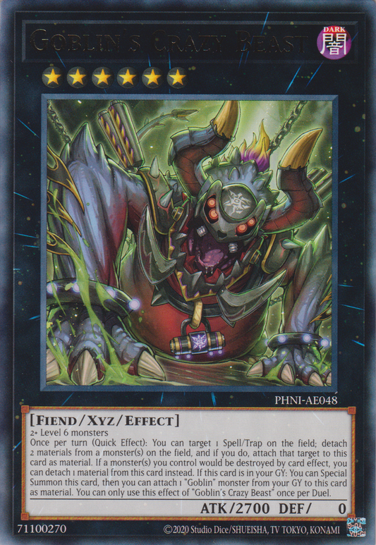 [遊戲王亞英版] 百鬼羅剎的大饕獸 / 百鬼羅刹の大饕獣 / Goblin's Crazy Beast-Trading Card Game-TCG-Oztet Amigo