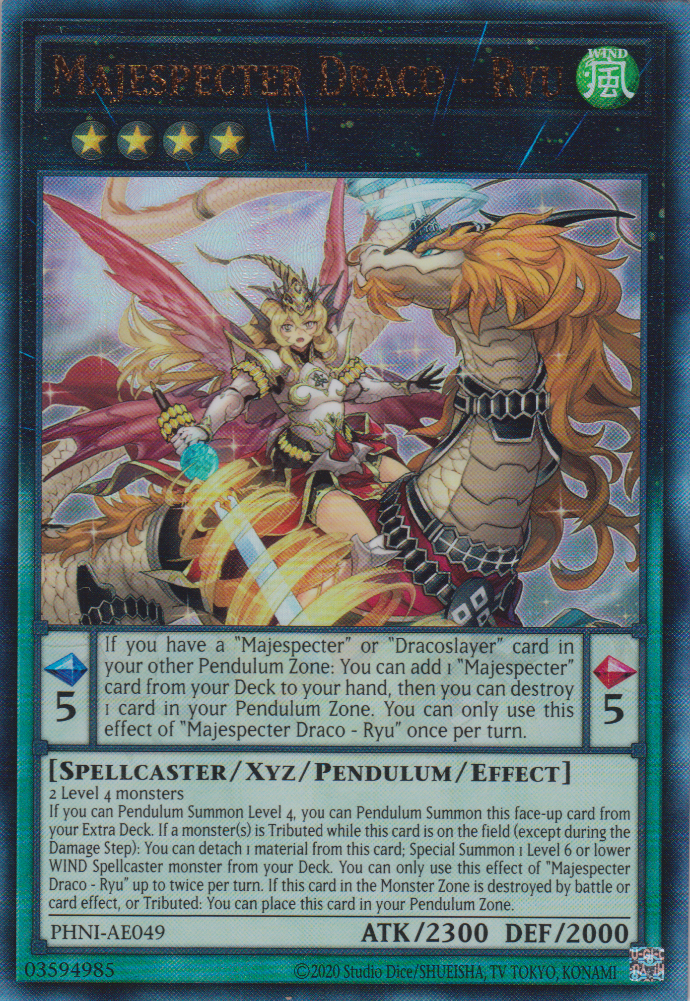 [遊戲王亞英版] 威風妖怪 天龍 / マジェスペクター・ドラコ / Majespecter Draco - Ryu-Trading Card Game-TCG-Oztet Amigo