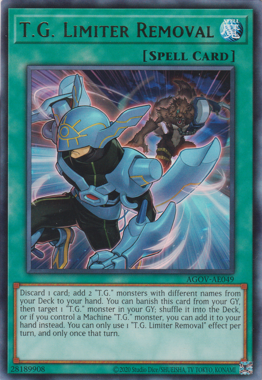 [遊戲王亞英版] TG 突破限制器 / TG-ブレイクリミッター / T.G. - Break Limiter-Trading Card Game-TCG-Oztet Amigo