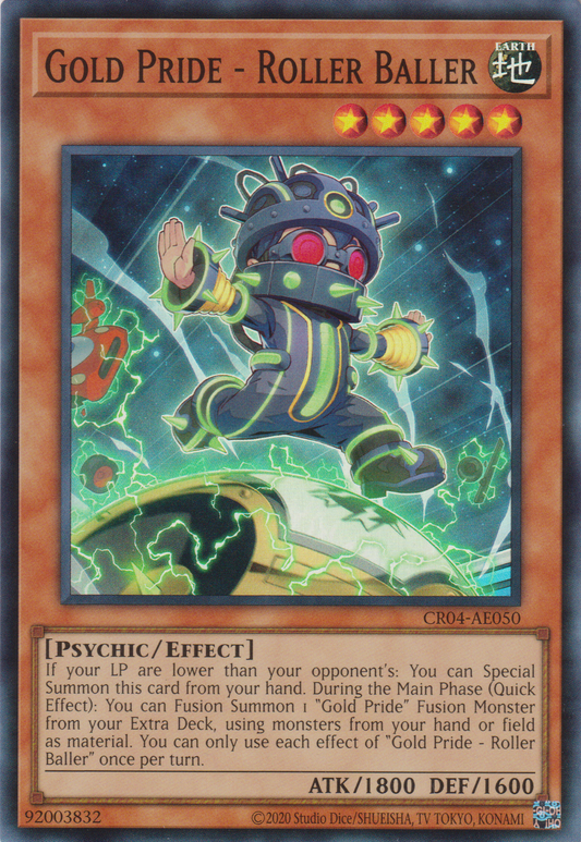 [遊戲王亞英版] 黃金驕傲 滾球者 / GP-RB / Gold Pride - Roller Baller-Trading Card Game-TCG-Oztet Amigo
