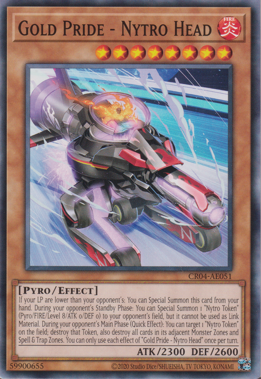[遊戲王亞英版] 黃金驕傲 硝化頭 / GP-Nヘッド / Gold Pride - Nytro Head-Trading Card Game-TCG-Oztet Amigo