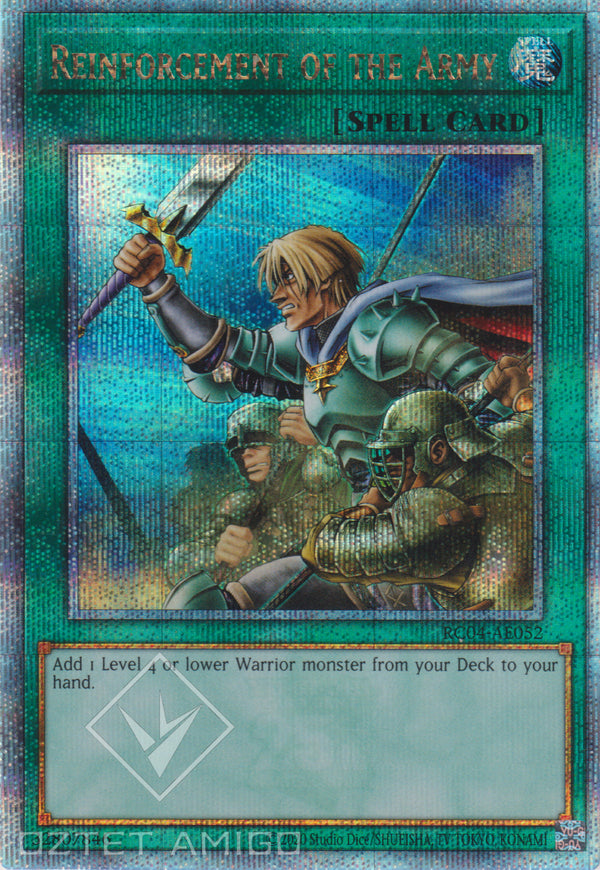 [遊戲王亞英版] 增援 / 増援 / Reinforcement of the Army-Trading Card Game-TCG-Oztet Amigo