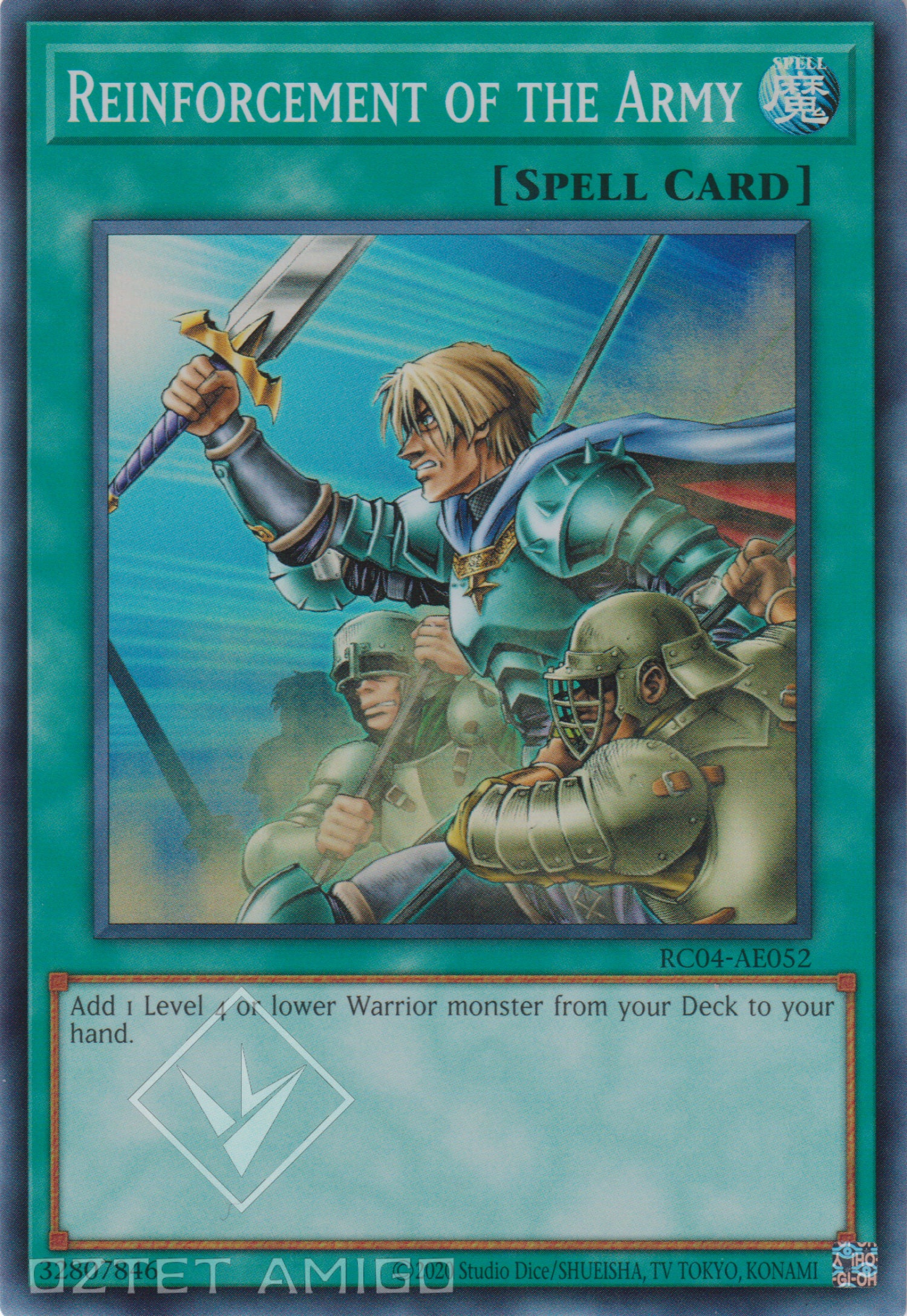 遊戲王亞英版] 增援/ 増援/ Reinforcement of the Army – OA Card