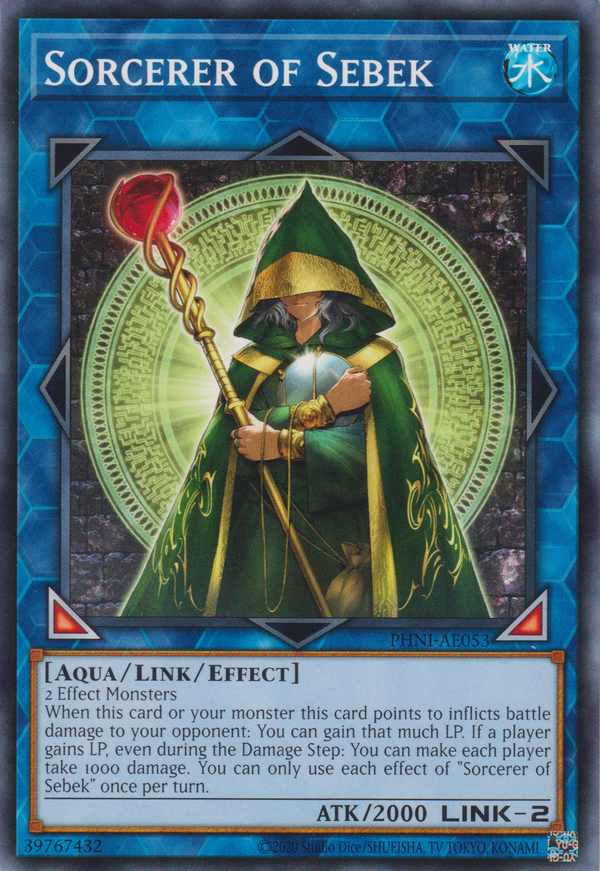 [遊戲王亞英版] 塞貝克的魔導士 / セベクの魔導士 / Sorcerer of Sebek-Trading Card Game-TCG-Oztet Amigo