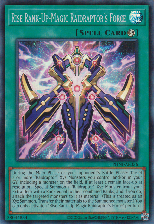 [遊戲王亞英版] ЯRUM 急襲猛禽之力 / ЯＲＵＭ－レイド・ラプターズ・フォース / Rise Rank-Up-Magic Raidraptor's Forc-Trading Card Game-TCG-Oztet Amigo